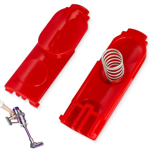 2 pièces bouton à pression pour Dyson, Clip Latch Tab Button avec ressort pour Dyson V7, V8, V10, V11, V15, pièces de rechange pour aspirateur, Montage...