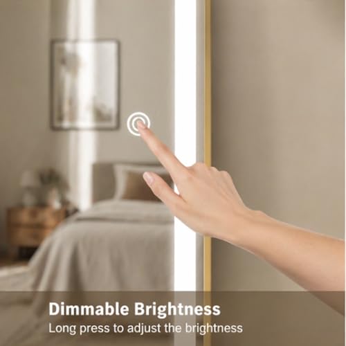 The Artment Gold Halo Arch LED Mirror 160x50cm - Image 8