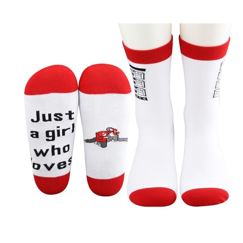MBMSO 2 Pairs Martial Arts Socks - Just a Girl Who Loves Karate & Taekwondo Gift - Kung Fu Socks2