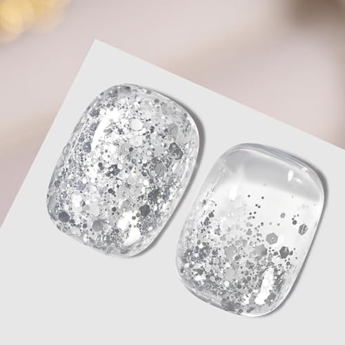 Esmalte de uñas en gel Silver Sequins 15ML MAYCHAO miniatura 5