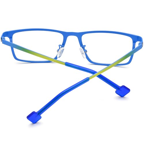 Image of FONEX Colorful Pure Titanium Glasses Frame Women Retro Round Eyeglasses
