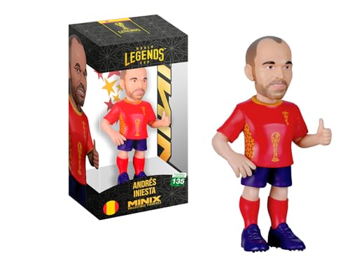 Miniatura 7 de MINIX BANDAI Figura Iniesta - Selección Española - Coleccionables para Exhibición - Idea de Regalo - Juguetes para Niños Y Adultos - Fans De Música MN25046