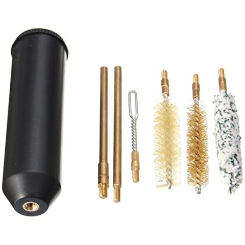 Meolin 7Pcs Pocket Size Pistol Cleaning Kit Handgun Cleaning Kit Cover