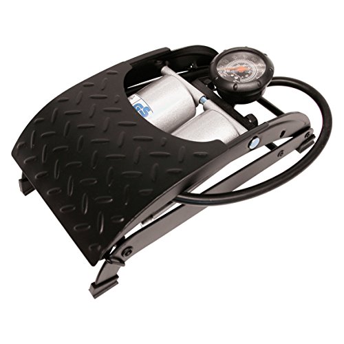 Preisvergleich Produktbild HP-Autozubehör 21352 Premium Doppelzylinder-Fussluftpumpe