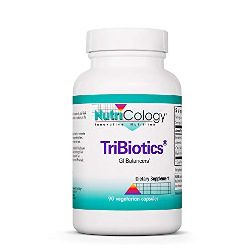 NutriCology TriBiotics - Broad-Spectrum Microbial Balancer - 90 Vegetarian Capsules