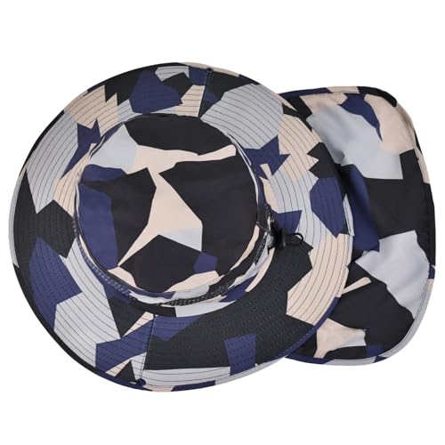 Image of Sun Hats for Men Women, UPF 50+ Protection Fishing Hat with Neck Flap