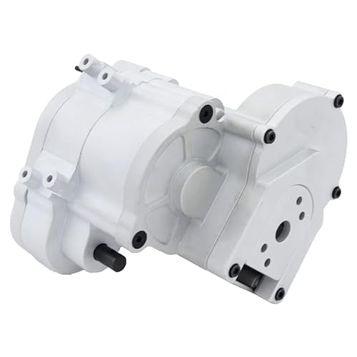 Scx6 2 Speed Gearbox Transmission Box With Gear For 1/6 Rc Car Crawler Axial Scx6 Jeep Jlu Wrangler 4Wd Upgrade (Silver) #TOP3