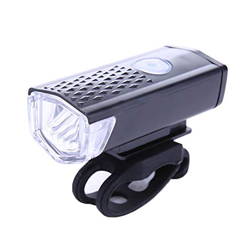 Preisvergleich Produktbild KangHan Mountainbike-Scheinwerfer, Nachtfahrten, USB-Aufladung, helle Lichter, um 360 Grad drehbare Fahrradausrüstung,Schwarz