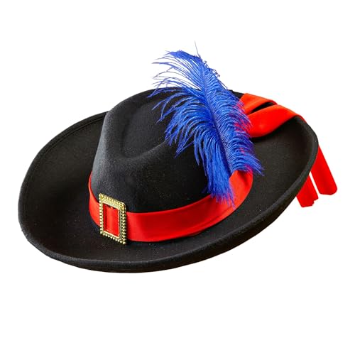 Widmann 0600 W ? Sombrero de mosquetero, de fieltro cepillado, talla única adulto