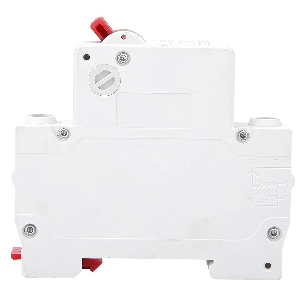 12 sztuk DZ47-63Z DC250V 1P MCB, miniaturowy wyłącznik nadprądowy do systemów fotowoltaicznych, przełącznik powietrza prądu stałego ze srebrnymi stykami i montażem szynowym (20A)