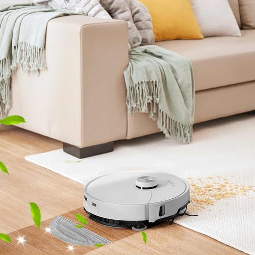 Jegehoyo 4 Stück Wischtücher für Roborock S8 MaxV Ultra / S8 Max Ultra Roboterstaubsauger, Kompatibel mit VibraRise 3.0, waschbares, wiederverwendbares Wischtücher-Ersatzzubehör