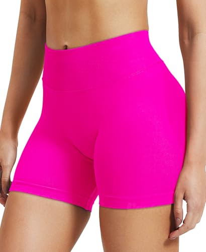 Image of VOYJOY Women Workout Impact Shorts 2.5 inch / 3.6 inch / 4.5 inch / 6 inch Scrunch Butt Booty | Tummy Control, High Waisted, Bike Short, Gentle Compression, for Women