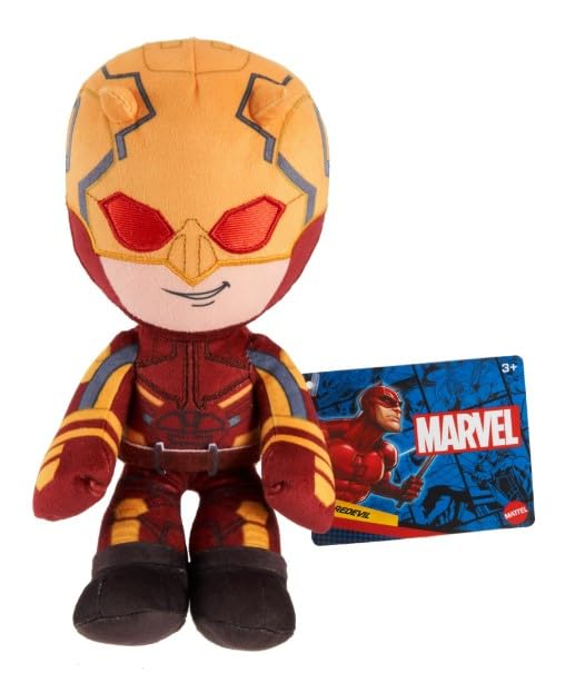 Figurine en peluche Daredevil Marvel de 20cm avec autocollant