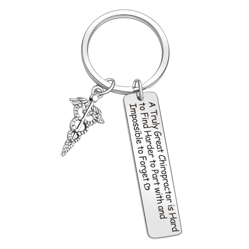 ORZOESD Chiropractor Gift Chiropractic Jewelry Spine Specialist Keychain Chiropractic Student