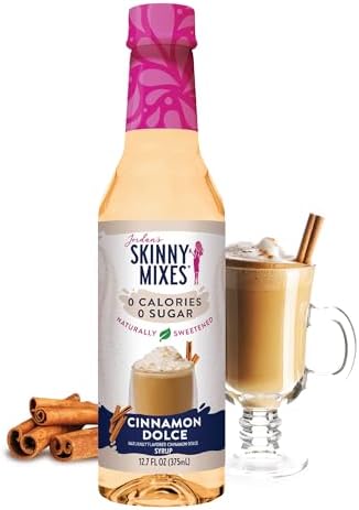 Jordan's Skinny Mixes Cinnamon Dolce Coffee Syrup, 12.7 fl oz