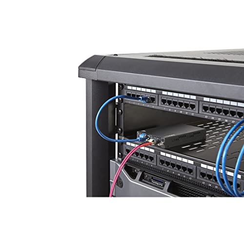 Image of StarTech Singlemode (SM) LC Fiber Media Converter, 1Gbe Network, 10km, TAA | Gigabit Ethernet, 1310nm, For, With SFP Transceiver, ET91000SM10