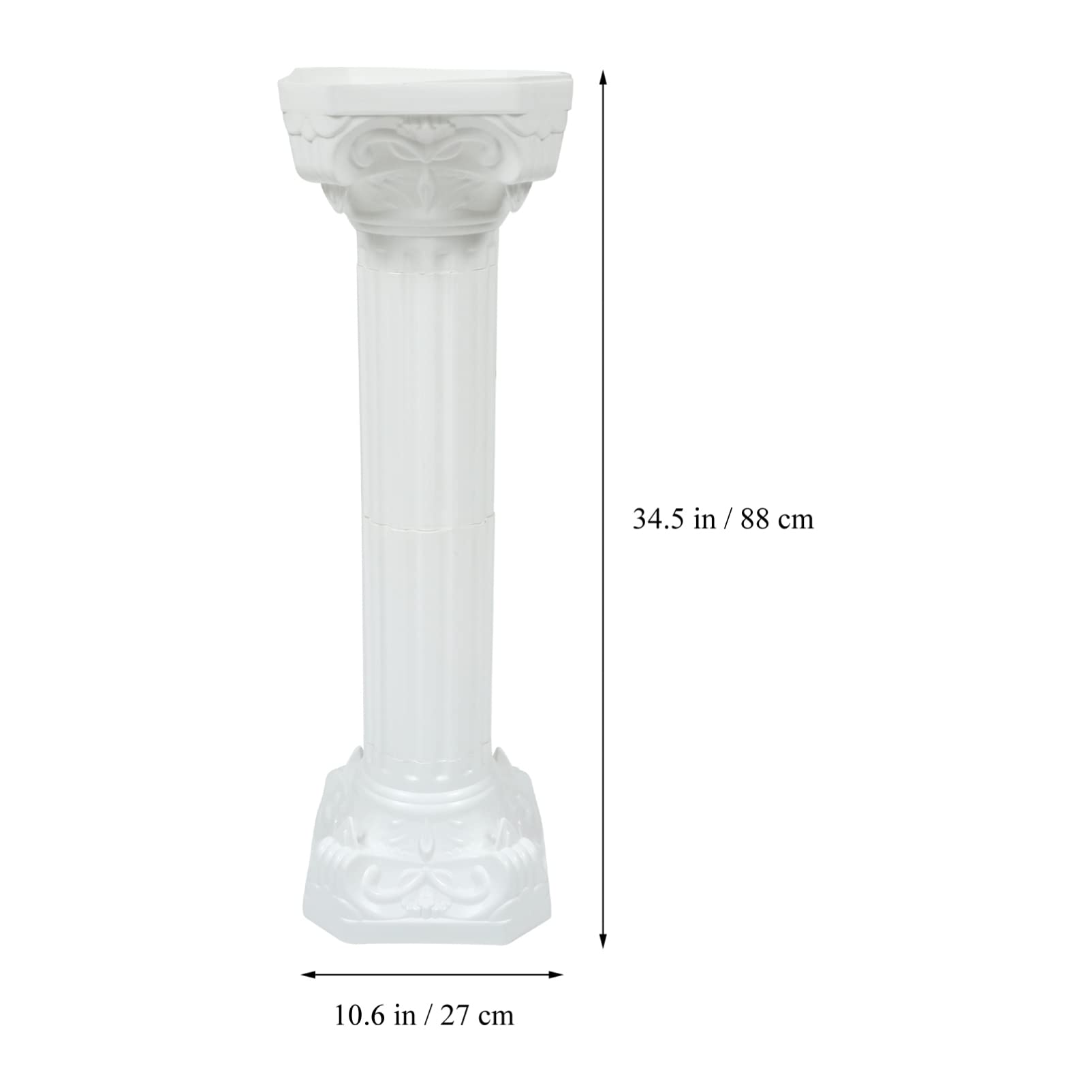 YARNOW Pilier de La Colonne Romaine Colonne Grecque: Guide de Route Colonne Romaine Antique Décoration Sculpture Architecturale pour 88X27cm de Mariage