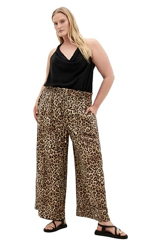 City Chic Women's Plus Size Pants - Resort Leopard Print, 10