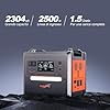 SOLARPLAY Centrale Elettrica Portatile 2500W - 2300Wh, Batteria LiFePO4, 12 Porte, Per Campeggio - Foto 8