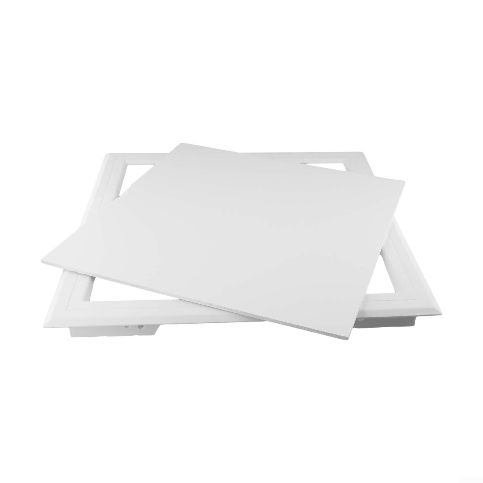 Trappe d'inspection push-to-open sans couture blanche pour finition murale parfaite