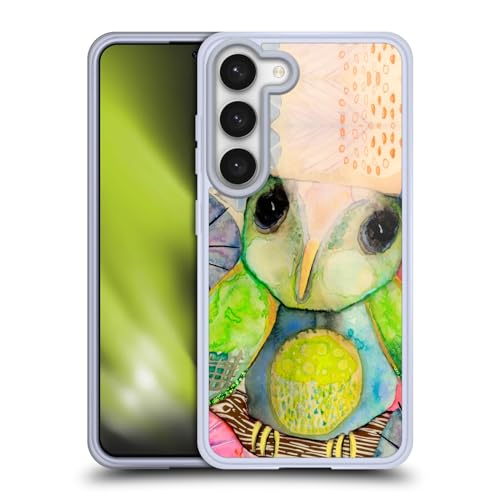 Funda de gel suave para Samsung Galaxy S23 5G Head Case Designs con diseño de búho Wyanne