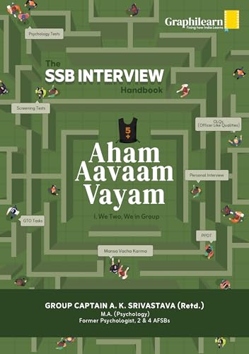 Image of Aham Aavaam Vayam - The SSB Interview Handbook 2026 | SSB Psychology, GTO Tasks & Personal Interview | For NDA, CDS & AFCAT Aspirants | Graphilearn