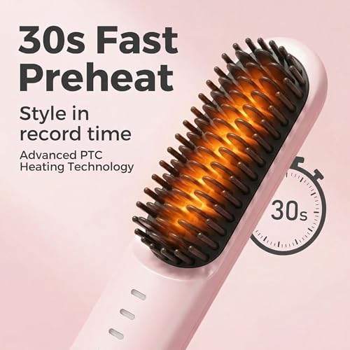 Cepillo alisador inalámbrico Go Brush Pro para cabello corto miniatura 6