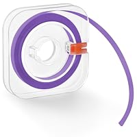 OFFCUP Zahn Schleifpapier, Dental Schleifstreifen Ultra-Fine 50μm Grit Size Interdental Schleifwerkzeuge, Dental Polierstreifen Tragbare Zahnschleifpapier zum Polieren von Zähnen (6mx4mm, Lila)