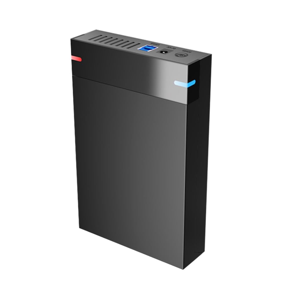 Case HDD 3.5'' USB 3.0 A Lettore Hard Disk Esterno 10TB HDD Box per PC Laptop Supporto Hard Disk da 10TB Ad Alta velocità per PC