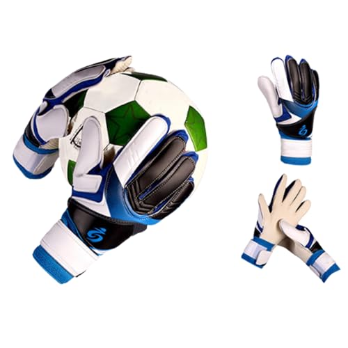 TSMORY Guantes de portero de fútbol con protección de muñeca, agarre fuerte, guantes de portero para jóvenes y adultos - imagen 4