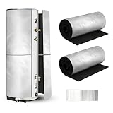 2Pcs Upgraded Water Heater Insulation Blanket,Pre-Oxidized Fiber Technology for Energy Saving, Soft Tight Fit Easy to Cut & Install, Includes16FT Foil Tape, Fits 40-80 Gallon Tanks (84"x24")