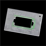 4mm Acrylic Template For Electric Guitar Pickup And Bridge Routing Guitar Tool Kit(Style 1)