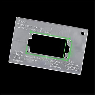 4mm Acrylic Template For Electric Guitar Pickup And Bridge Routing Guitar Tool Kit(Style 1)