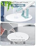 Lytool Cordless Hot Glue Gun with 2600mAh Lithium Battery, 30pcs Glue Sticks & Silicone Pad & Finger Protectors, Mini Glue Gun for DIY, Art, Craft, Gift, Festival Decoration, Home Repairs - Image 5