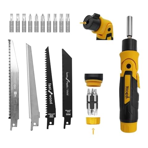 TOOLAN: 16-In-1 Multi Blades Hand Saw With Screw Driver (Manual Saw, Not Electric). For Cut Wood, Metel, Plastic, Sheetrock, Dry Wall Saw, Plywood, Sheetrock Saw. Portable Hand Saw, Screw Driver Cover
