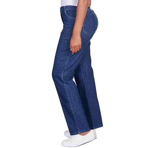 Ruby Rd. Womens Womens Mid-Rise Fly-Front Classic Denim Ankle Pant4