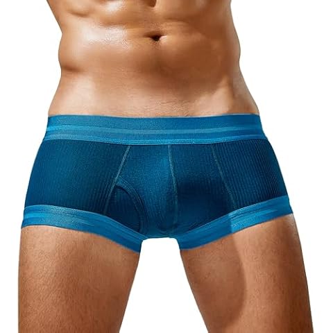 SEAUR Men's Ribbed Boxer Briefs Cover