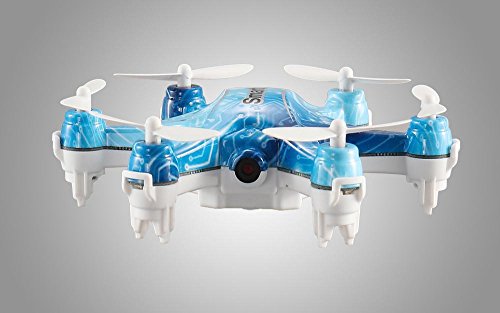 Drone UAV bleu stabilisation automatique pour réussir vos vidéos aériennes wifi