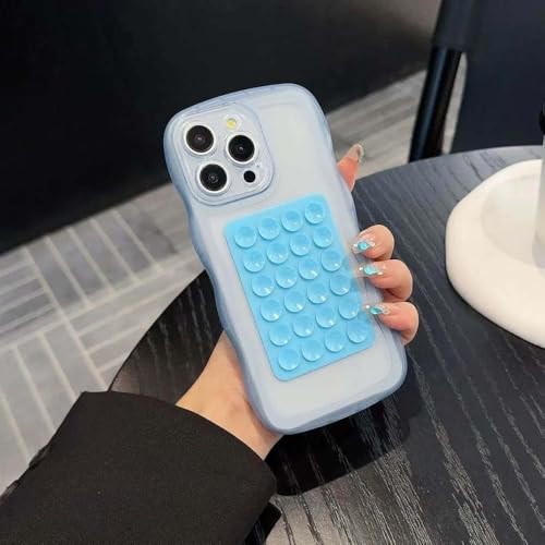 Coque iPhone 13 Pro Max bleu coque arrière souple absorbant les chocs