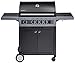 Enders® Gasgrill BOSTON BLACK 4 IK TURBO, 4-Brenner + Backburner-Infrarotbrenner, mit Kocher, TURBO ZONE & HEAT RANGE Brenner-Technologien von Enders®, Grillwagen, Außenküche #88636