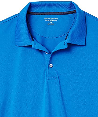 Image of Amazon Essentials Men's Moisture Wicking Golf Polo Shirt, Short Sleeve, Slim-Fit, Quick-Dry