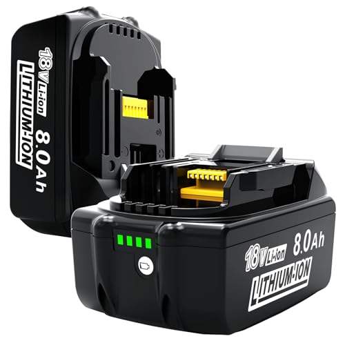 Meilleure Batterie Makita 59 Batterie de Rechange 8Ah pour Batterie Makita 18V - 8000mAh