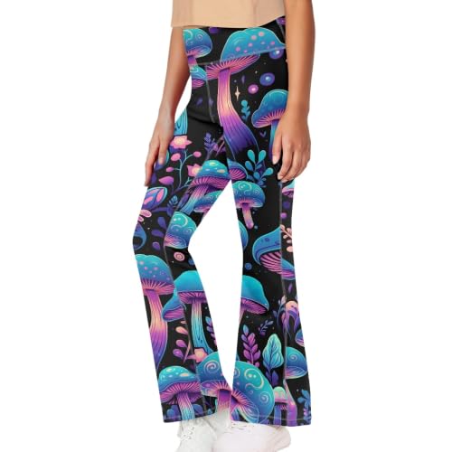 Pantalones acampanados de hongos de tiro alto de moda boho 5