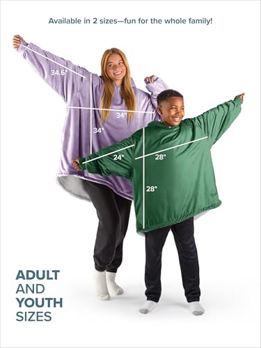 Bare Home 840105708797 Sherpa Fleece Wearable Blanket thumb #6