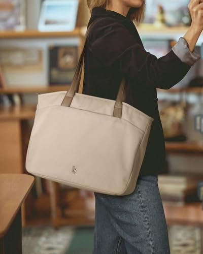 Image of tomtoc Laptop Tote Bag for Women, 13-16 Inch Water-resistant Laptop Work Tote with Device Compartment, 10L-18L Shoulder Bag