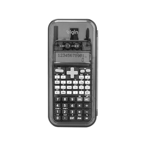 Calculadora científica Elgin com kit cálculos e 240 funções