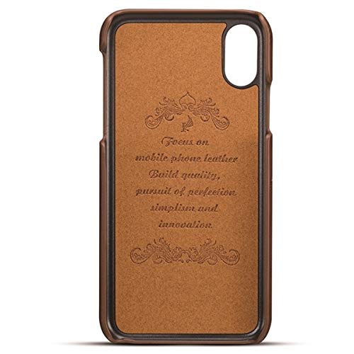 Capa Case Flip Carteira Iphone X XS Tela 5.8 Classica Premium Multi Cartões 2 em 1 Vintage
