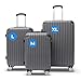 FOMAX Hartschalenkoffer 3tlg. Koffer Set Trolley Reisekoffer 3 Teilig, Gepäck Rollkoffer TSA Schloss 4 Rollen, ABS Carry on Luggage Teleskopgriff (Dunkelgrau, M-L-XL)