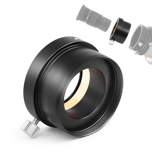 Astromania 2 inch to 1.25 inch Eyepiece Adapter for Telescope Metal - Excellent Telescope Accessory with Premium Thumbscrew & Scratch-Resistant Brass Locking System with Protection Against Scratches