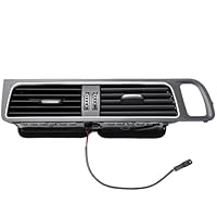 YananAC Zentralsteuerungszubehör Klimaanlage Lüftungsgitter 8R1820951 für Q5 2009–2018 Dashboard Air Outlet Air Conditioning Vents Grille Lüftungsgitterabdeckung